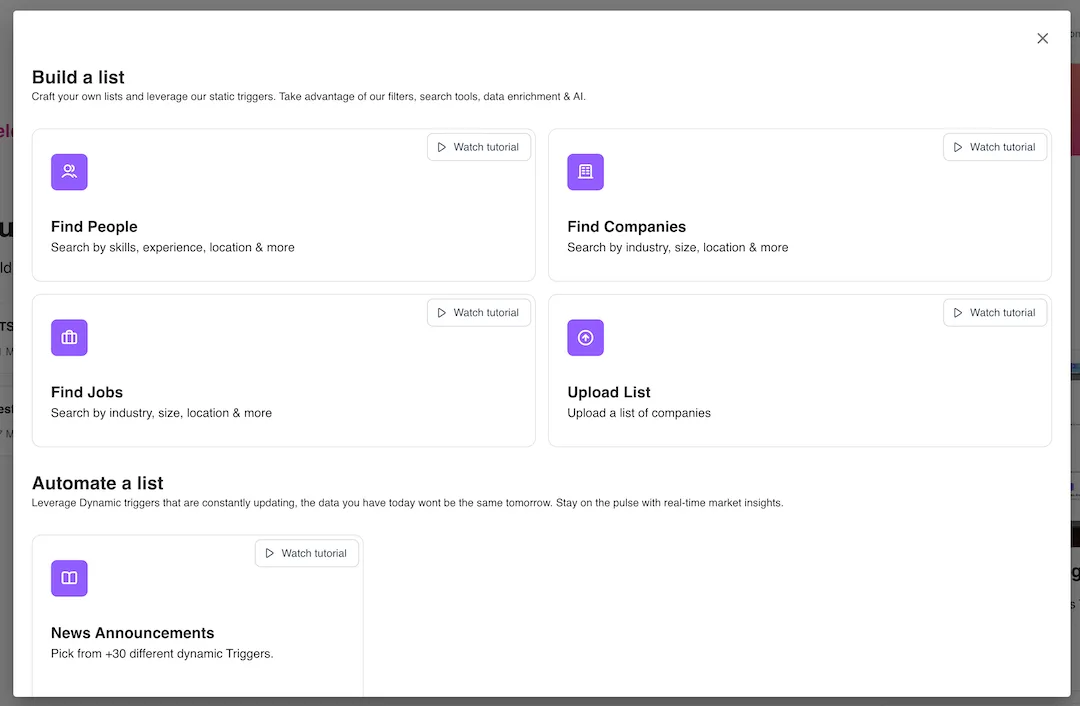 this is an image of one of the best sales trigger platfroms in 2024 called trigify.io
