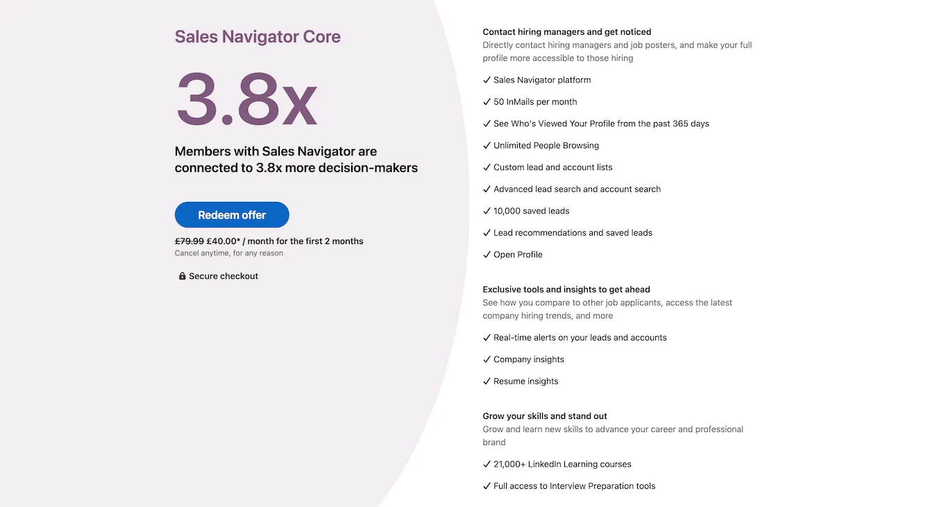 4\. LinkedIn Sales Navigator